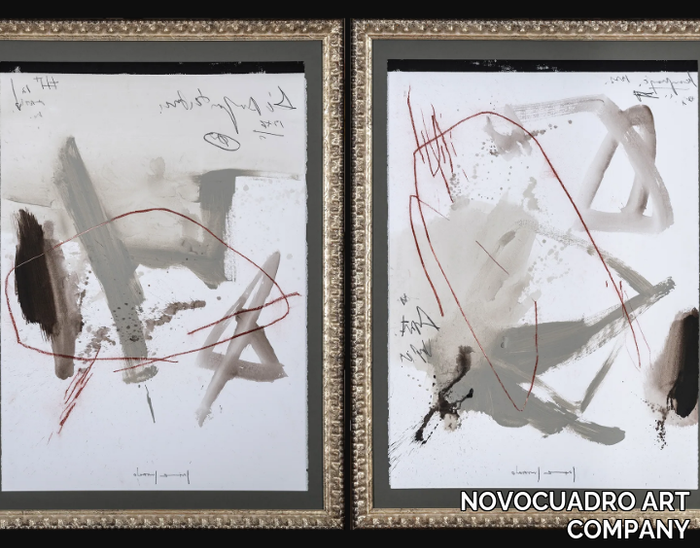 VERSALLES I & II - Paper Painting _ NOVOCUADRO ART COMPANY