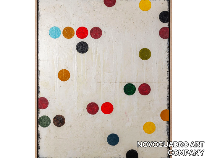 SPOTS - Wooden Painting _ NOVOCUADRO ART COMPANY