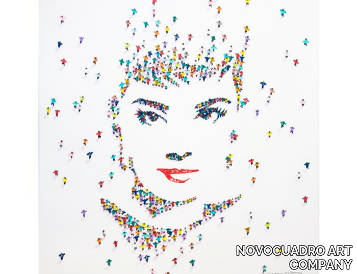 AUDREY HEPBURN - Canvas Painting _ NOVOCUADRO ART COMPANY