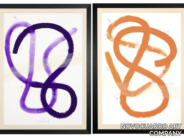 Cuerda I & II - Paper Painting _ NOVOCUADRO ART COMPANY