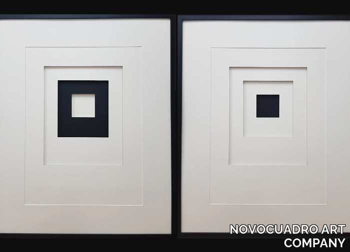 DIMENSION I & II - Paper Painting _ NOVOCUADRO ART COMPANY