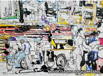 Bangkok - Canvas Painting _ NOVOCUADRO ART COMPANY