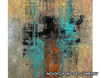 Cálido Abstracto - Wooden Painting _ NOVOCUADRO ART COMPANY