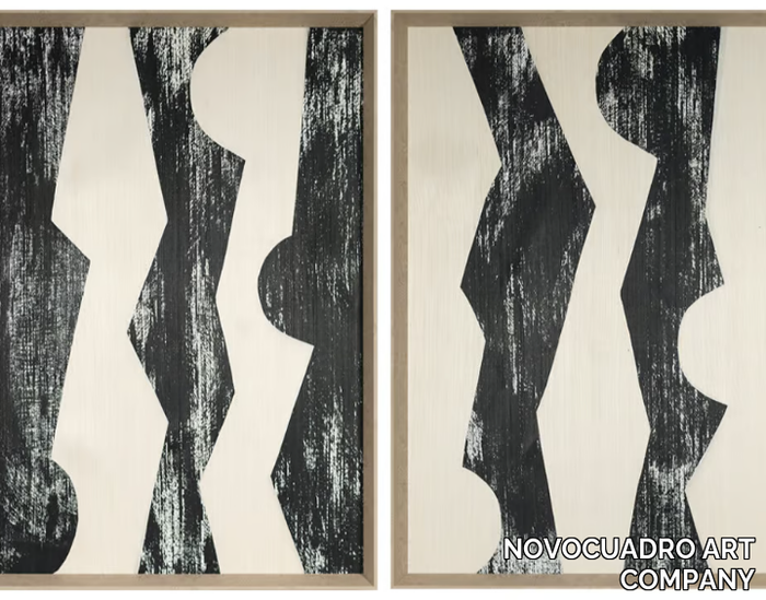 MUJERES I & II - Paper Painting _ NOVOCUADRO ART COMPANY