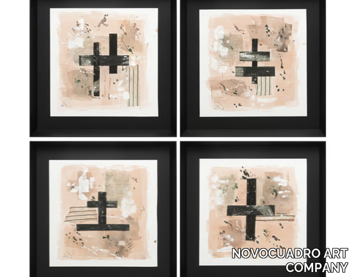 ORIENTAL I, II, III & IV - Paper Painting _ NOVOCUADRO ART COMPANY