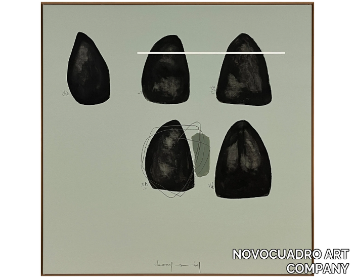 ROCK II - Wooden Painting _ NOVOCUADRO ART COMPANY