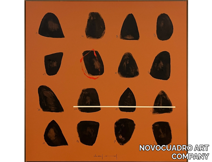 ROCK III - Wooden Painting _ NOVOCUADRO ART COMPANY