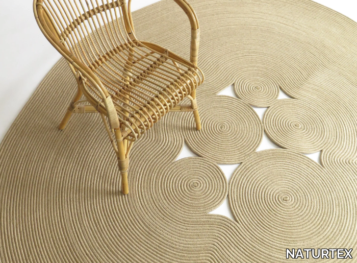 MAGMA - Round jute rug _ NATURTEX