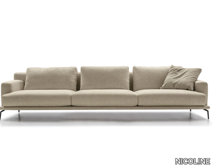 BOVISA - Sectional fabric sofa with removable cover _ NICOLINE