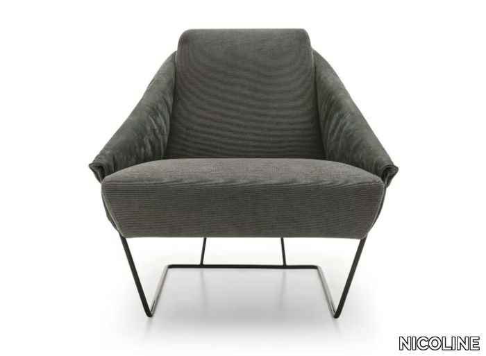 GIOIA - Armchair with armrests _ NICOLINE