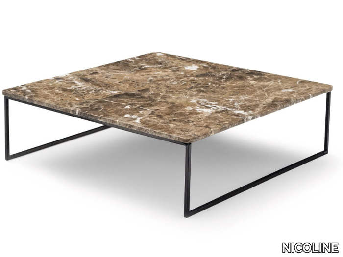 METRICO - Square marble coffee table _ NICOLINE