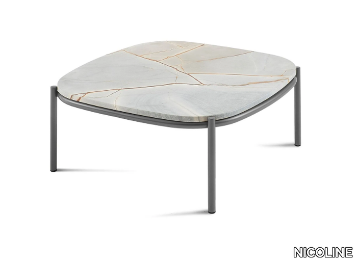 RENOIR - Square marble coffee table _ NICOLINE