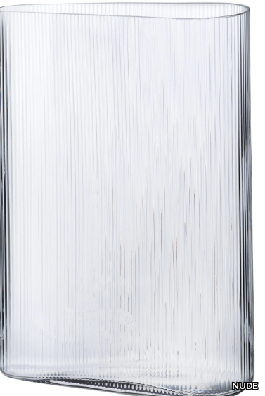 MIST TALL - Crystal vase _ NUDE