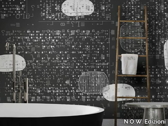 ALGORITMO - Motif glass-fibre wallpaper _ N.O.W. Edizioni