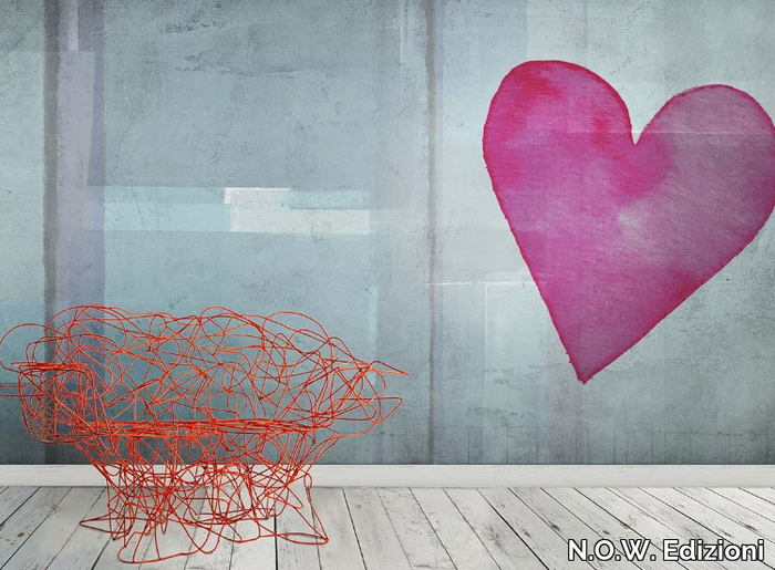 LOVE PAINT - Vinyl or fyber glass wallpaper _ N.O.W. Edizioni