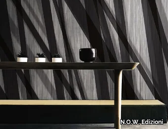 BLACK&WHITE SHADOW - Vinyl or fyber glass wallpaper _ N.O.W. Edizioni