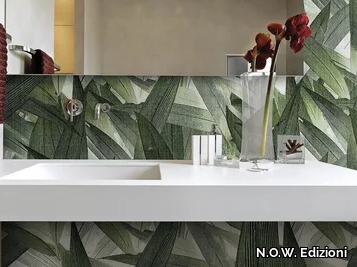 JUNGLE FOLIAGE - Vinyl or fyber glass wallpaper _ N.O.W. Edizioni