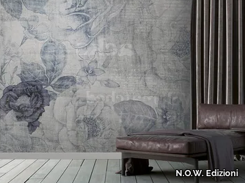 GRUNGE DENIM - Washable panoramic glass-fibre wallpaper _ N.O.W. Edizioni