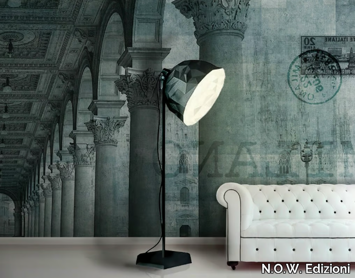 PIAZZA - Vinyl or fyber glass wallpaper _ N.O.W. Edizioni