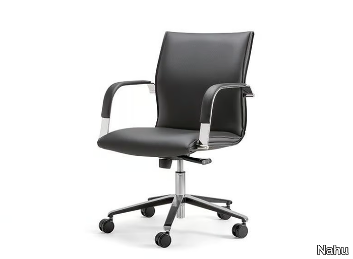 BERLIN 02 - Swivel executive chair with 5-spoke base with armrests _ Nahu