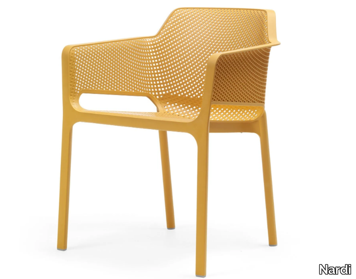 NET - Garden chair with armrests _ Nardi