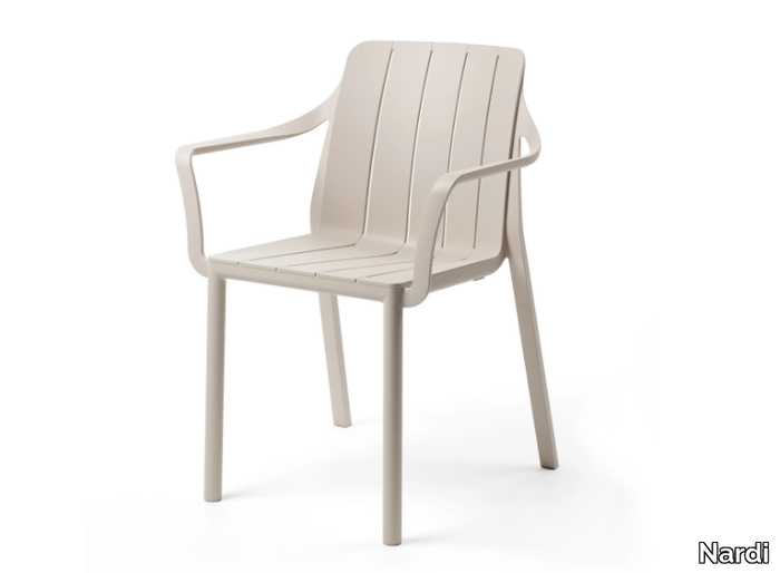 TIBERINA - Garden chair with armrests _ Nardi