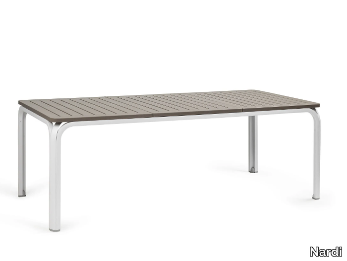 ALLORO 210 - Extending rectangular DurelTOP garden table _ Nardi