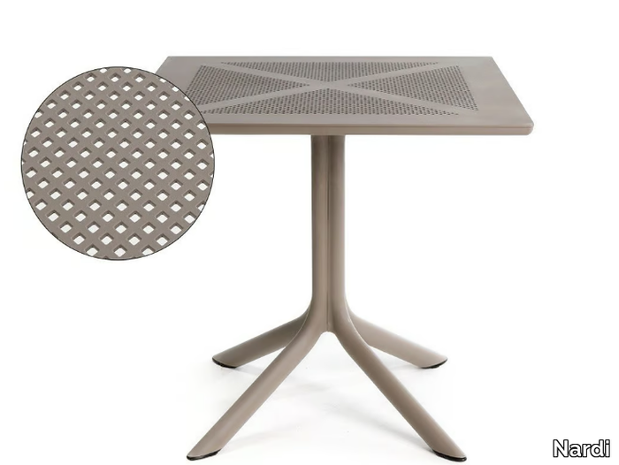 CLIPX 80 - Square DurelTOP table _ Nardi