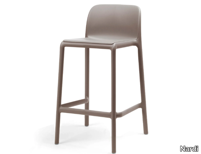 FARO MINI - Stackable stool with footrest _ Nardi