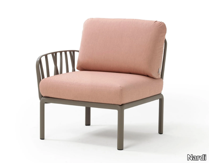 KOMODO - Modular upholstered fabric armchair _ Nardi