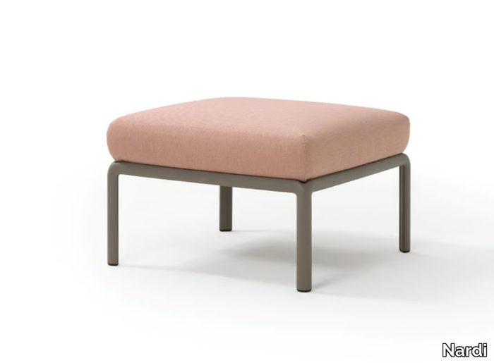 KOMODO - Upholstered square fabric pouf _ Nardi