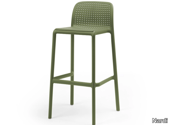 LIDO - High stackable stool with footrest _ Nardi