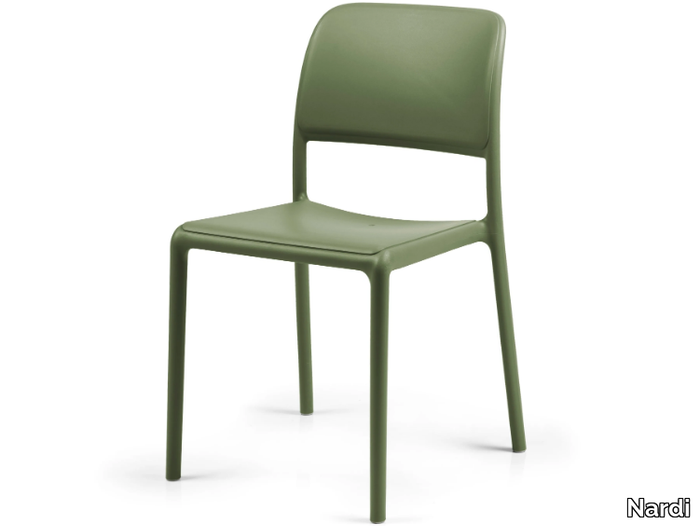 RIVA BISTROT - Stackable polypropylene restaurant chair _ Nardi