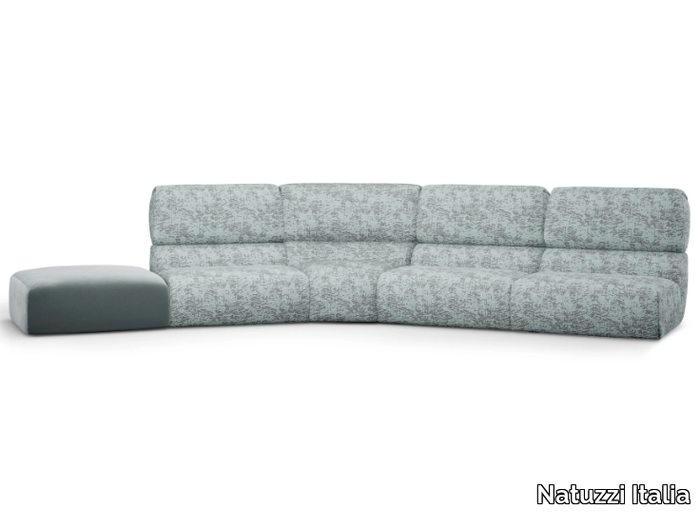 MOMENTO - Modular fabric sofa _ Natuzzi Italia