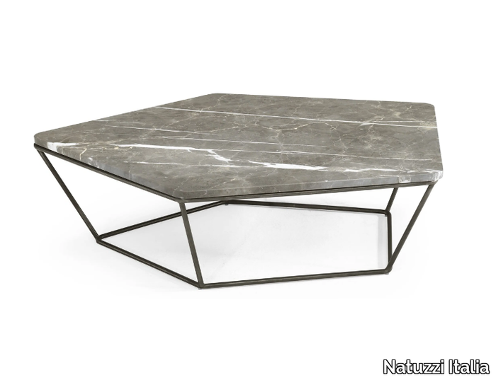 CHOCOLAT - Low marble coffee table _ Natuzzi Italia