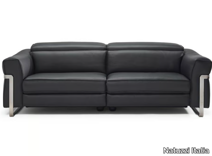 FIDELIO - Recliner leather sofa _ Natuzzi Italia