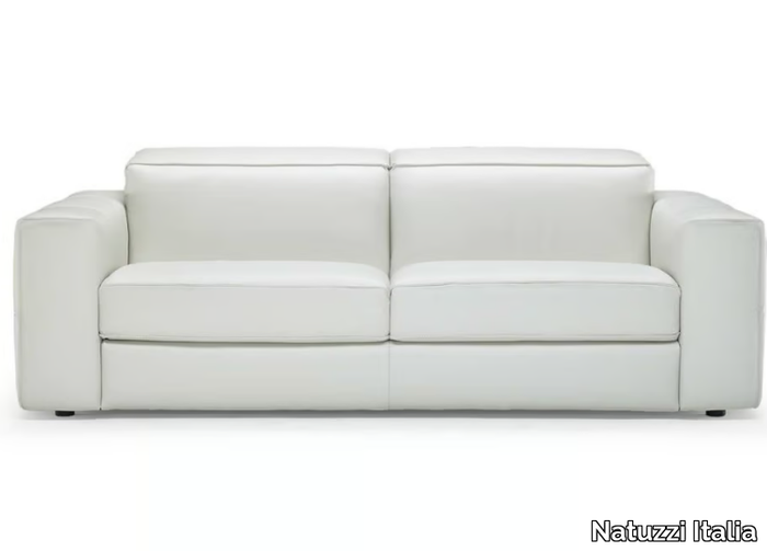 BRIO - Recliner leather sofa with electric motion _ Natuzzi Italia