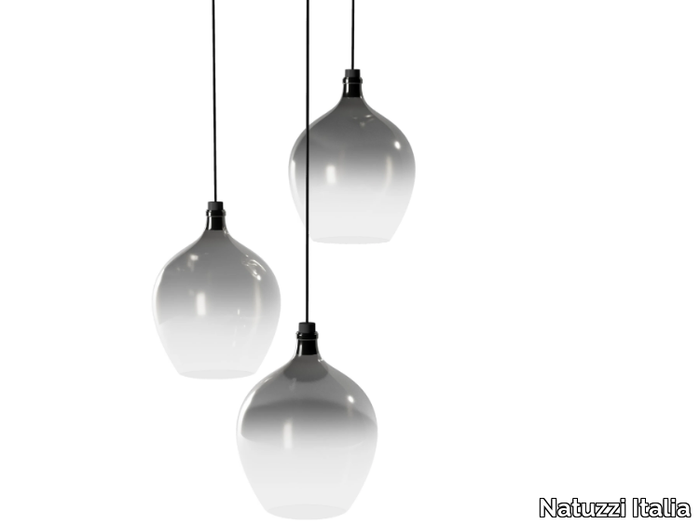 DAMI - Blown glass pendant lamp _ Natuzzi Italia