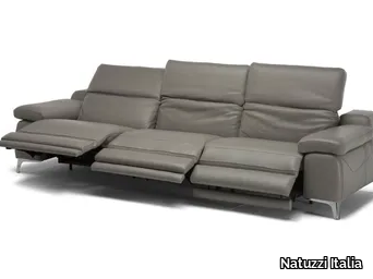 DUCA - Recliner 3 seater leather sofa _ Natuzzi Italia