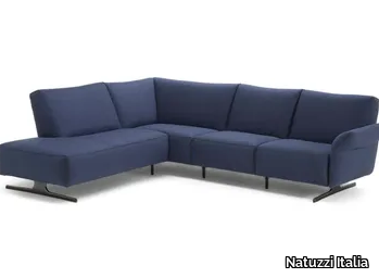 MILANO - Fabric sofa with chaise longue _ Natuzzi Italia