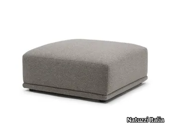 DORIAN - Square fabric pouf _ Natuzzi Italia