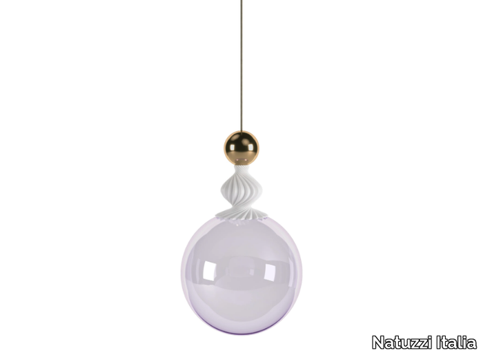 JOY - Glass pendant lamp _ Natuzzi Italia