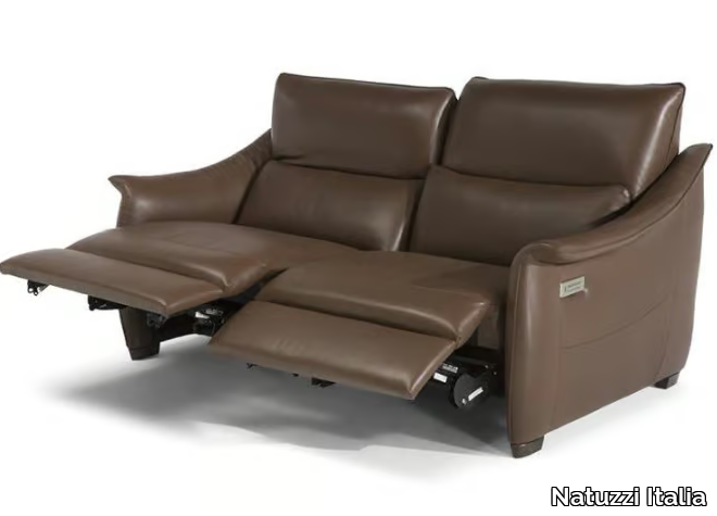 PLIÈ - Recliner 2 seater leather sofa _ Natuzzi Italia