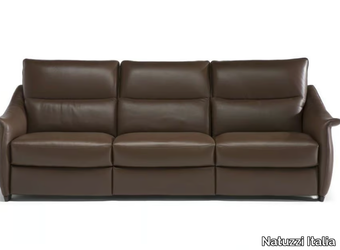 PLIÈ - Recliner 3 seater leather sofa _ Natuzzi Italia