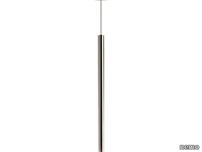 CANNA NUDA METALLO - LED chrome plated pendant lamp _ nemo