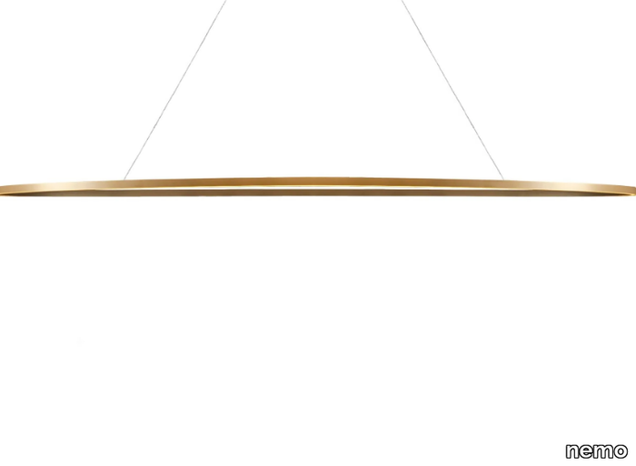 ELLISSE MEGA - LED aluminium pendant lamp _ nemo