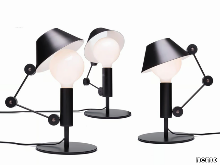 MR. LIGHT - Adjustable steel table lamp _ nemo