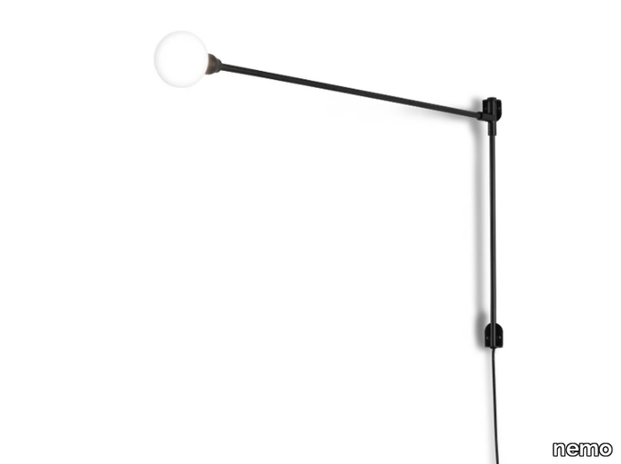 MINI POTENCE PIVOTANTE - Adjustable aluminium wall lamp _ nemo