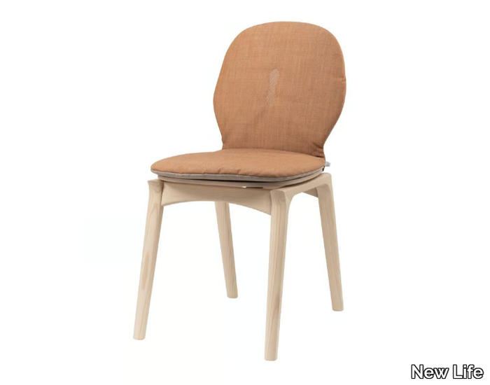 OTTAVIA SE01 - Ash chair with integrated cushion _ New Life