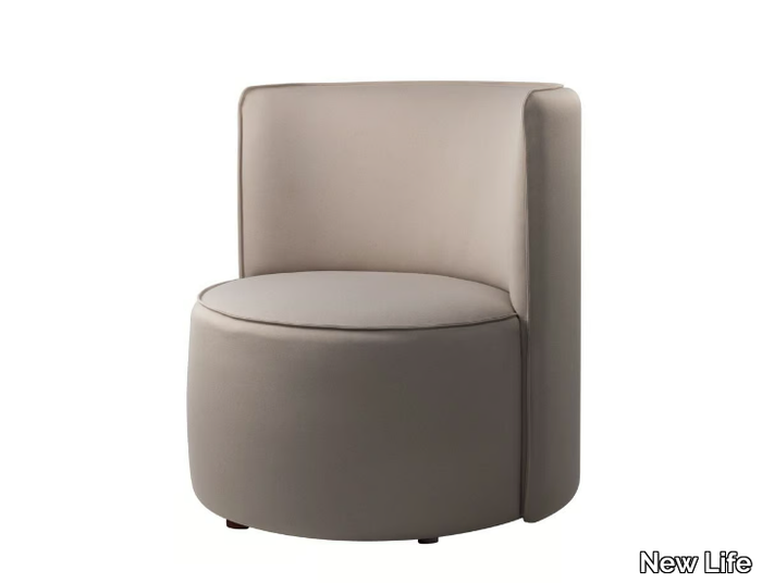 AND PLT01S - Fabric armchair with armrests _ New Life